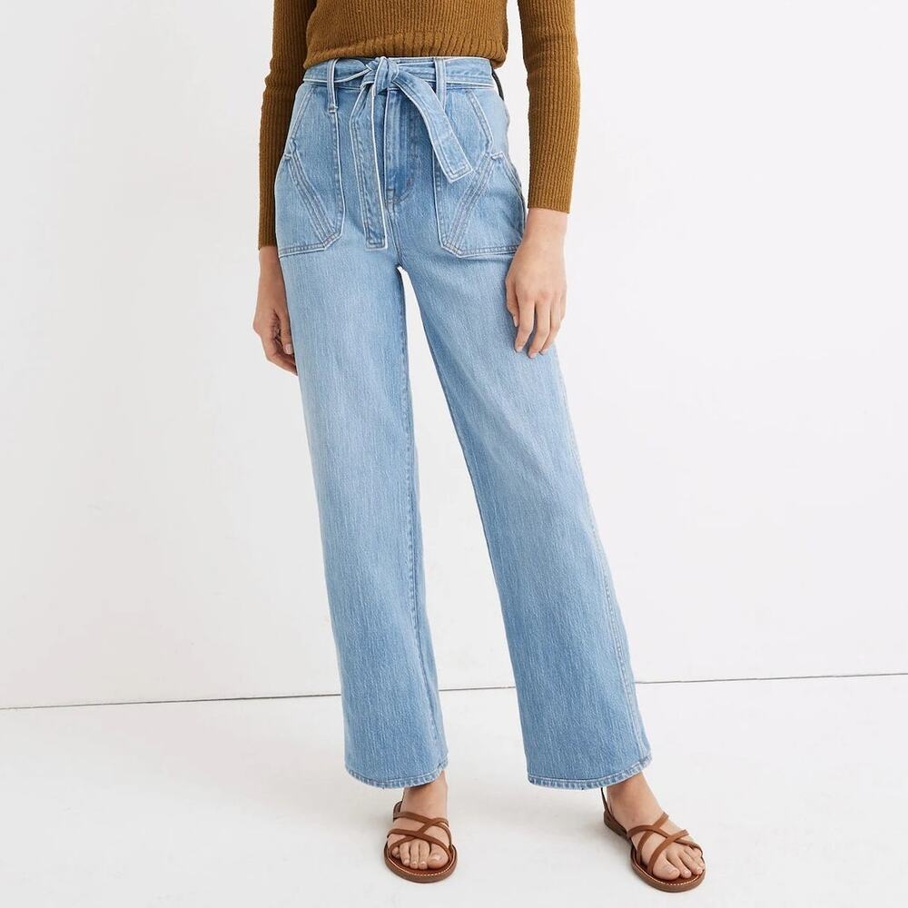 Madewell x Warm High-Rise Wide-Leg Jeans 26